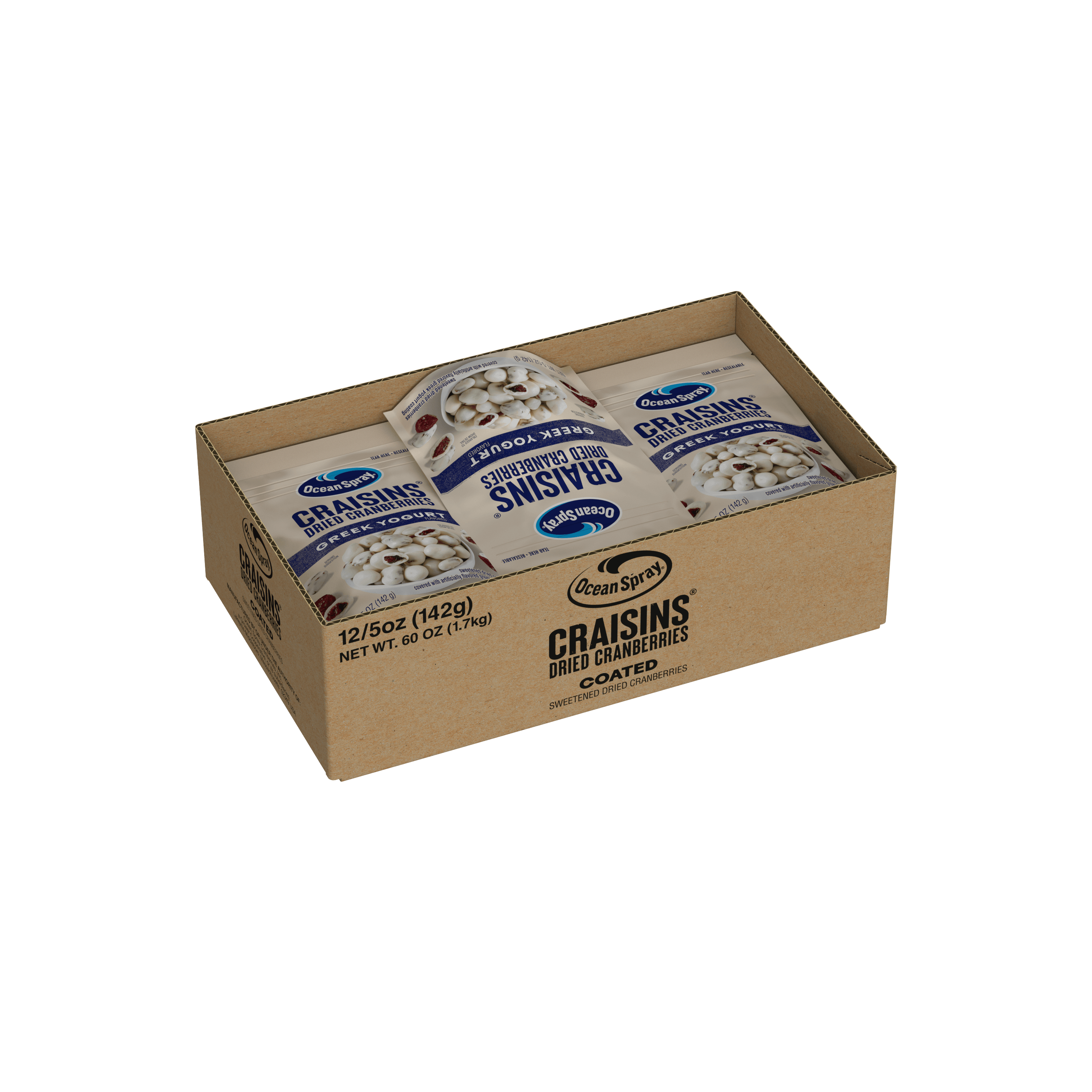 Craisins 12ct 5oz Case open Greek 2