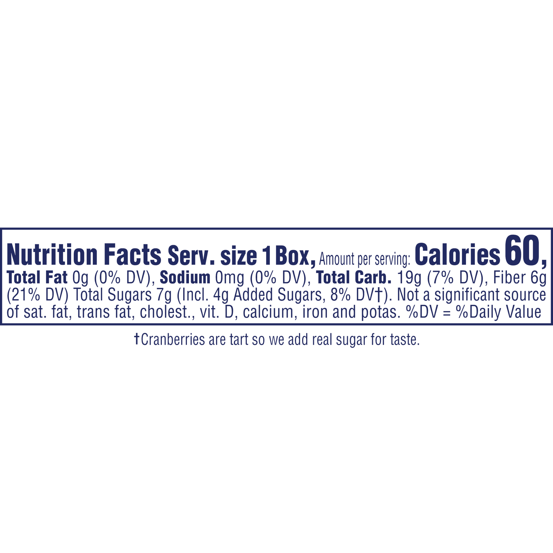 Nutrition Label